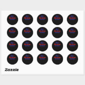 All American Mama Ronde Sticker (Vel)