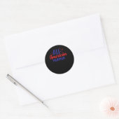 All American Mama Ronde Sticker (Envelop)