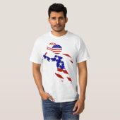 All-American Mannen Tennis Player T-shirt (Voorkant volledig)