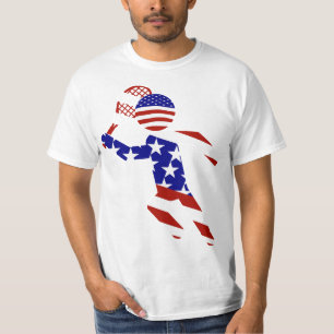 All-American Mannen Tennis Player T-shirt