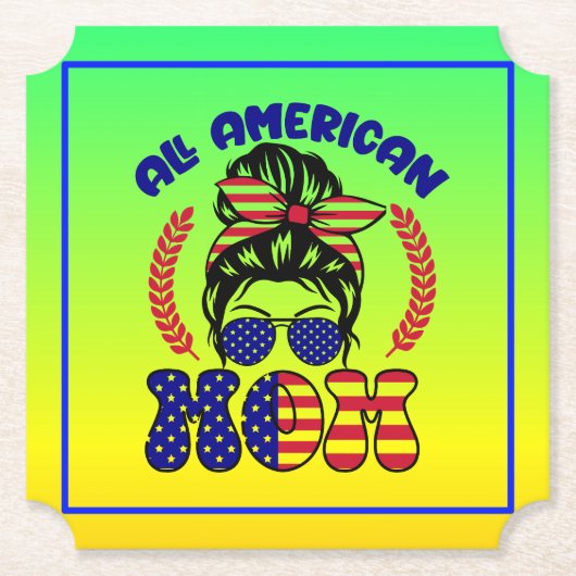 All American Moeder-32169 Kartonnen Onderzetters (Voorkant)