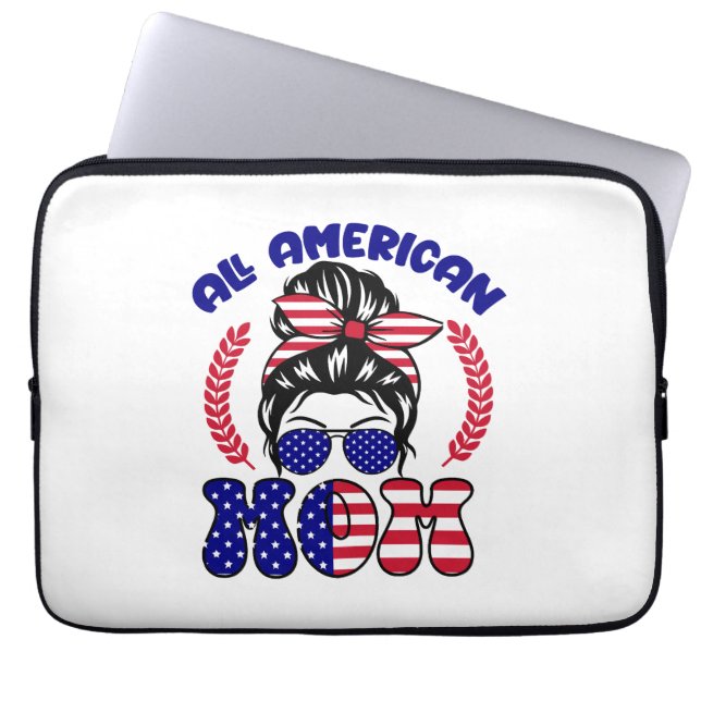 All American Moeder-32169 Laptop Sleeve (Voorkant)