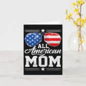 All American Moeder 4e Juli Moederdag Zonnebril  Kaart (Gele Bloem)