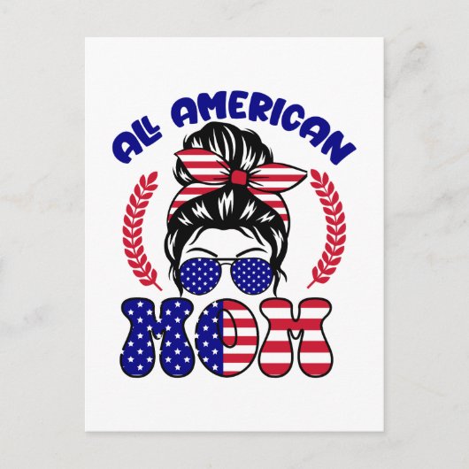All American Mom-32169 Briefkaart (Voorkant)