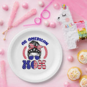All American Mom-32169 Papieren Bordje (Feest)