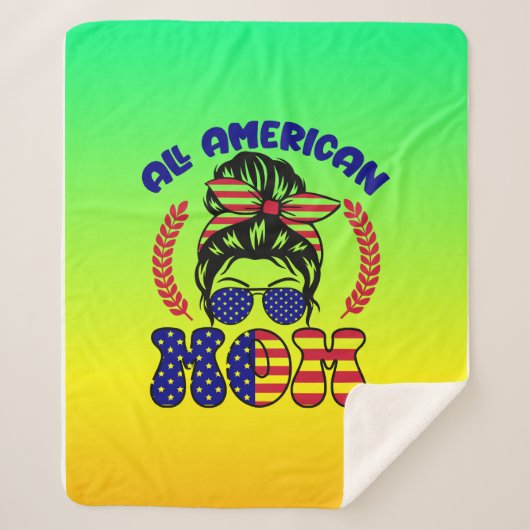 All American Mom-32169 Sherpa Deken (Voorkant)