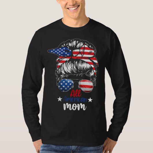 All American Mom 4th of July Party T-shirt (Voorkant)