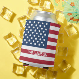 All American Monogram Blikjeskoeler