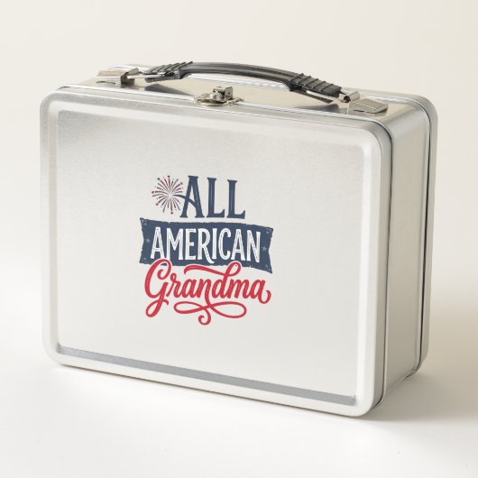 All American Oma Patriottisch Vuurwerk Design_1 (Voorkant)