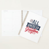All American Oma Patriottisch Vuurwerk Design_1 Planner (Display)
