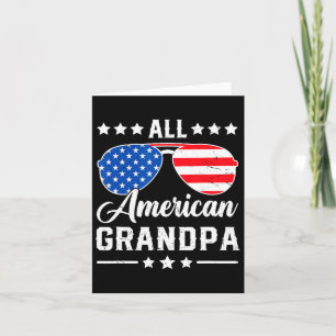 All American Opa 4 juli Patriottische Usa Mat Kaart