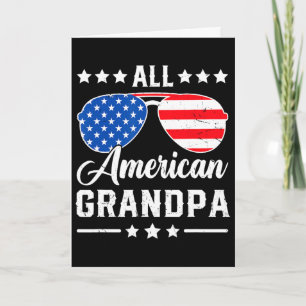 All American Opa 4 juli Patriottische Usa Mat Kaart