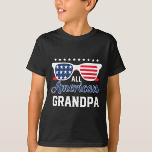 All American Opa 4 juli Usa Zonnebril Heren T-shirt
