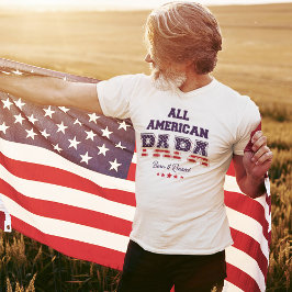 All American Papa Patriotic 4 juli T-shirt