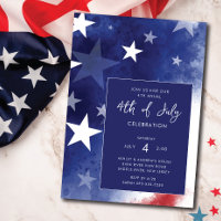 All American Party 4th van juli Uitnodiging
