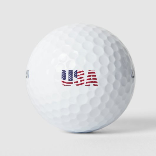 "All American" Patriotic USA Logo Golfballen (Voorkant)