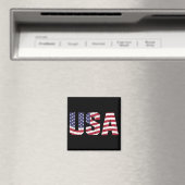"All American" Patriotic USA Logo Magneet (Insitu (Vaatwasser))