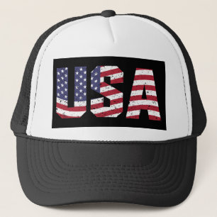 “All American” Patriottisch USA Logo Trucker Pet