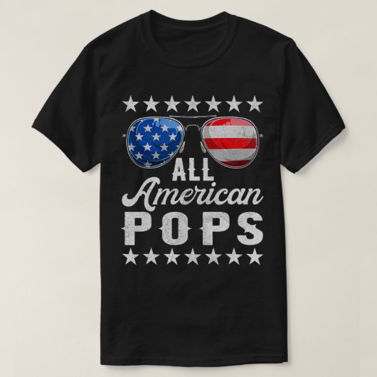 All American Pops s, 4th Of July Matching Outfit F T-shirt (Design voorkant)