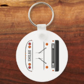 "All American RE" School Bus Sleutelhanger (Voorkant)
