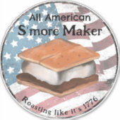 All American S’more Maker Sticker (Voorkant)