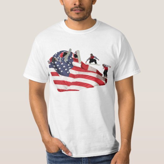 All-American Snowboarder T-Shirt (Voorkant)