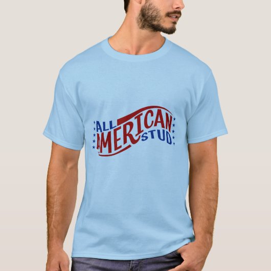 All American Stud T-shirt (Voorkant)
