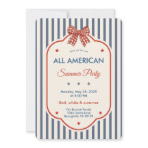 All American Summerfeest | Preppy Rood Wit Blauw 