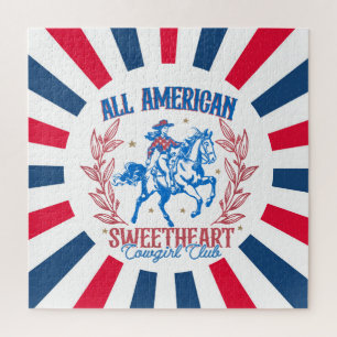 All American Sweetheart Cowgirl Club Legpuzzel