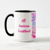 All American Sweetheart Two Tone Coffee Mok (Links)