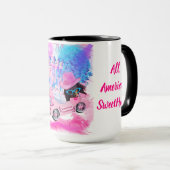 All American Sweetheart Two Tone Coffee Mok (Voorkant rechts)