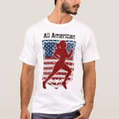 All-American Track & Field  noodlijdend T-shirt (Voorkant)