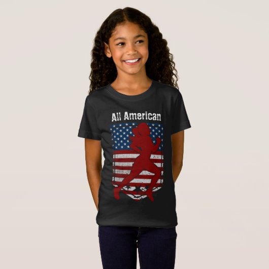 All-American Track & Field noodlijdend T-shirt (Voorkant volledig)