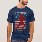 All-American Track & Field  noodlijdend T-shirt (Voorkant)