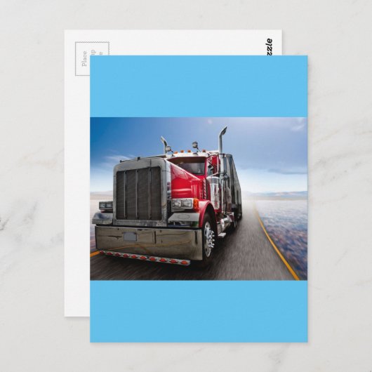 All American Trucker Briefkaart (Voorkant / Achterkant)
