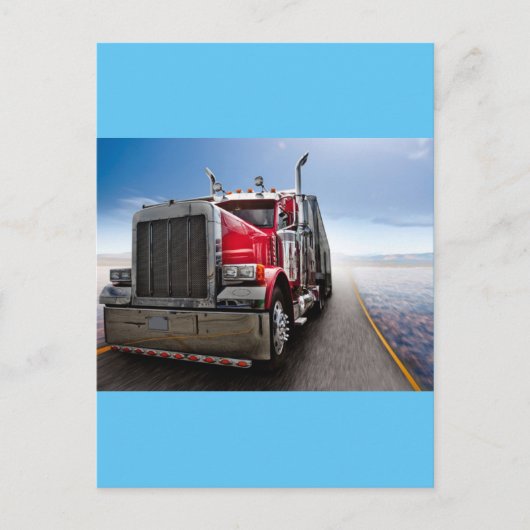 All American Trucker Briefkaart (Voorkant)