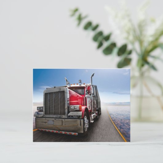 All American Trucker Briefkaart (Staand voorkant)