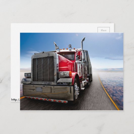 All American Trucker Briefkaart (Voorkant / Achterkant)