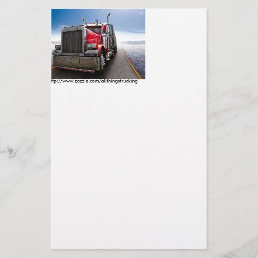 All American Trucker Briefpapier (Voorkant)