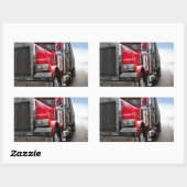 All American Trucker Rechthoekige Sticker (Vel)