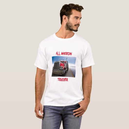 All American Trucker T-shirt (Voorkant volledig)