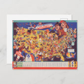 All-American Vintage FC Map Briefkaart (Voorkant / Achterkant)