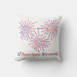 All-American Vuurwerk Kussen