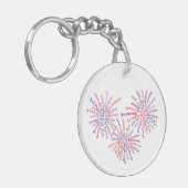 All-American-Vuurwerk Sleutelhanger (Voorkant Links)