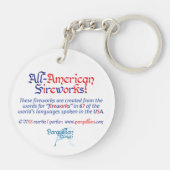 All-American-Vuurwerk Sleutelhanger (Achterkant)