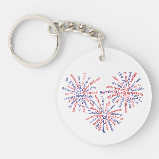 All-American-Vuurwerk Sleutelhanger (Voorkant)
