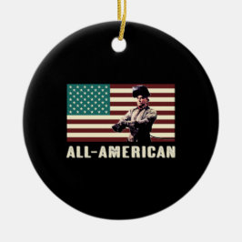 All-American Welder Keramisch Ornament