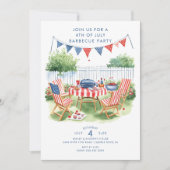 All-Amerikaanse achtertuin barbecue Kaart (Voorkant)