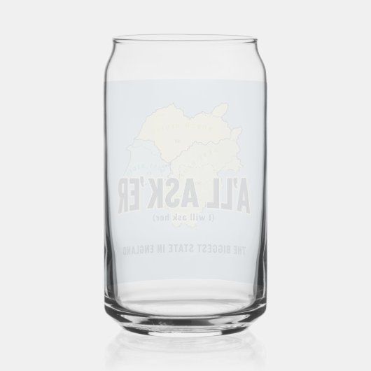 A'll Asker – Yorkshire's Grootste Staat Blikvorm Glas (Voorkant)