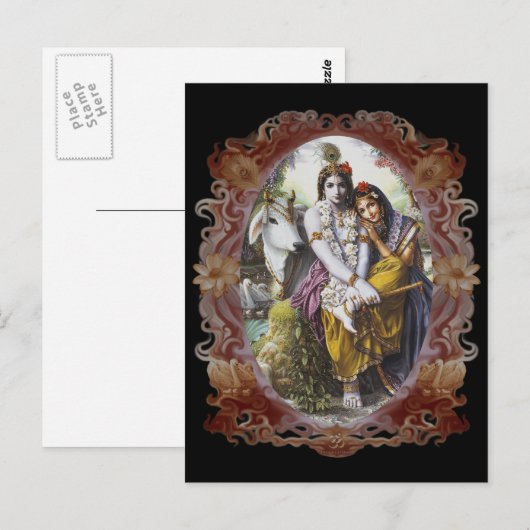 All-Attractive Couple briefkaarten (Voorkant / Achterkant)